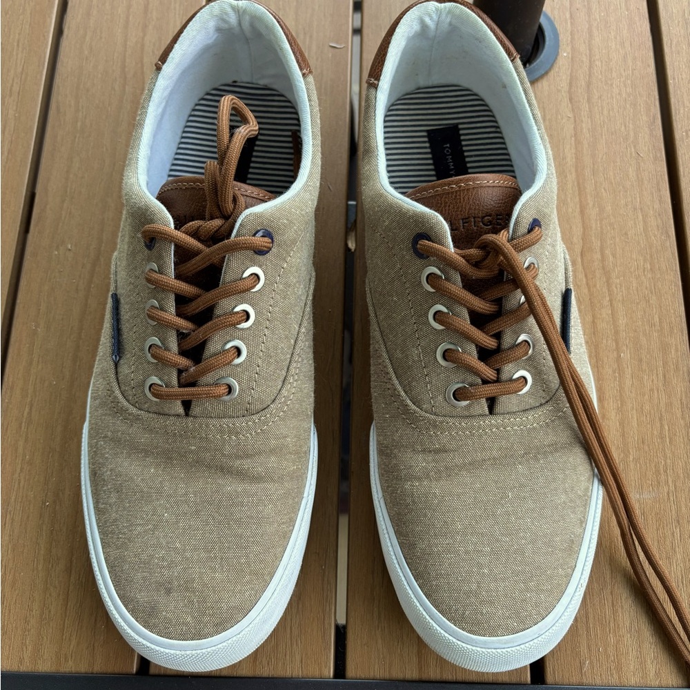 Tommy Hilfiger TMPHERO Beige Casual Walk Shoes Mens Size 8.5 - Picture 6 of 9